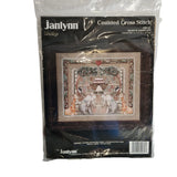 Janlynn Counted Cross Stich Kit Noah's Sampler 89-31 Sealed 1993 Model