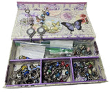 Huge Sterling Silver Bead Charm Bracelet Collection Many Pandora Glass Enamel Charms