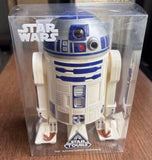 R2-D2 Action Figure Disney Star Tours Display Figurine Case Open Lid Model