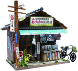 Billy Handmade Dollhouse Kit Showa Series Kit Newspaper Shop 8534 Model