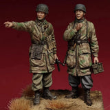 1/35 German Fallschirmj?ger Soldier RESIN FIGURE MODEL KIT Unassembled Unpainted Model