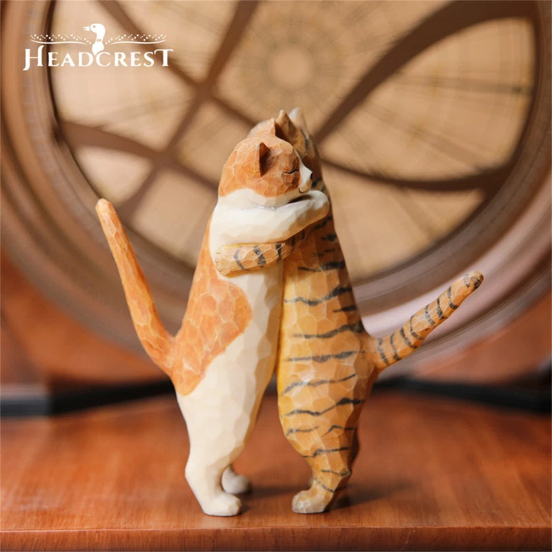 HEADCREST 1/6 Hand Carving Cat 2.0 Model Animal Figure Adult  Xmas Gift Model