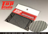 Top Studio 1/20 - 1/24 Aluminium Weld Line Detail-Up Set # TD23132 Model