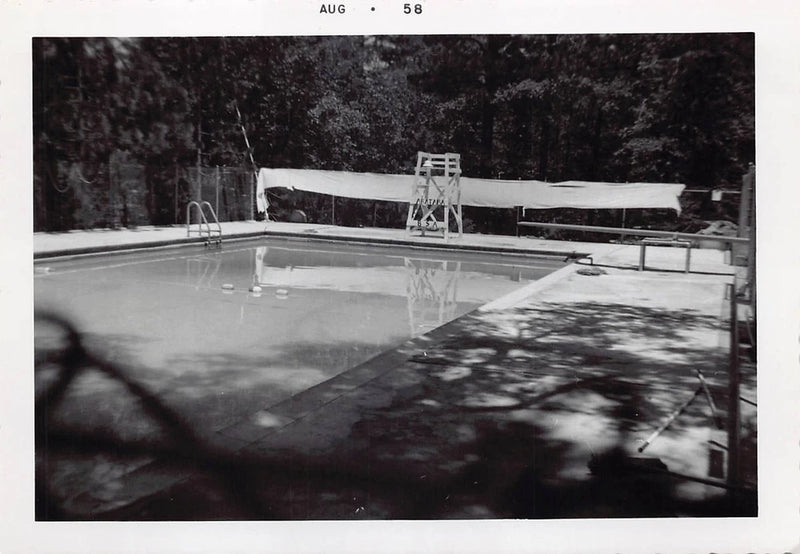 1958 Camp Arataba Swimming Pool Diving Board 1950s Photo Barton Flats California Model