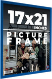 17x21 Frame Blue Solid Wood Picture Frame Width 0.75 Inches | Interior Frame Dep Model