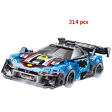 MOC Car McLaren Senna GTR Building Block Model Kit Toy Gift 314 Pcs Model