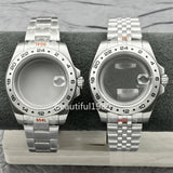 DIY Watch Part Kit for R Explore II ETA 2824 40mm 42mm Watch Case + Steel Strap Model