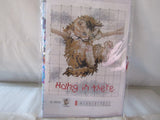 Hang  in  Their  Kitty Cross Stitch  Kit  #JZ-K043 Model