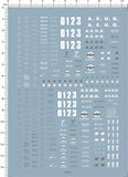 MG 1/100 RMS-099 Rick Dias A.E.U.G. GDM Figure Model Markings Water Slide Decal Model