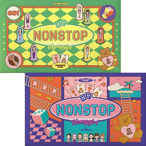 OH MY GIRL [NONSTOP] 7th Mini Album CD+Photo Book+Card+Game Board+Marker Model