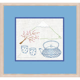 Le Bonheur des Dames stamped freestyle stitch kit "Teapot", 13x11cm, DIY Model
