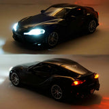 Toyota GR Supra 1:32 Scale Model Car Diecast Toy Vehicle Collection Gift Black Model
