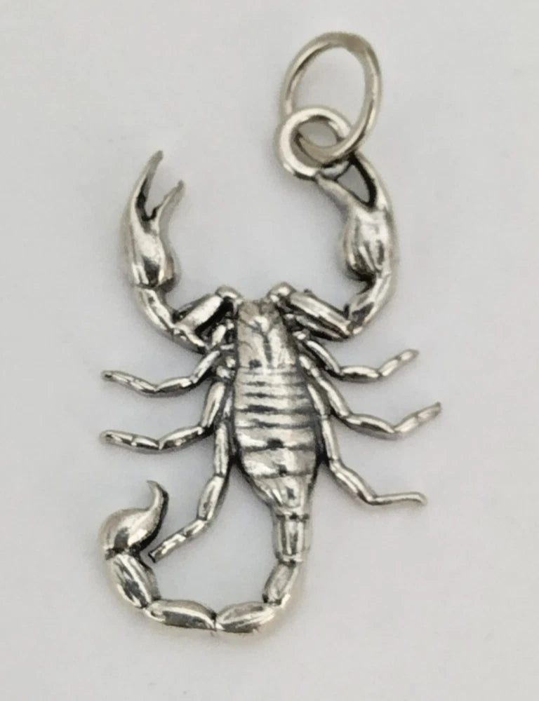 Melusine 925 Sterling Silver Scorpion Scorpio Zodiac Birthday Gift Pendant Charm Charms
