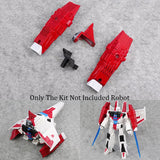 For Siege Shattered Glass Starscream Upgrade Kit Tail Spoiler Shoulder Armor DIY Model