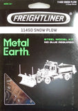 Fascinations Metal Earth Freightliner Truck 114SD SNOW PLOW 3D Model Kit MMS147 Model