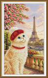 Creative ??ross Stitch Embroidery Kit "Frenchwoman" Nova Sloboda Model