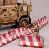 1/35 Diorama Garage Cement Barriers Model Tank Military Scene Accessories Props Model