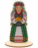 Cross-Stitch Kit Palyanytsya on Perforated Plywood Base DIY Embroidery Kit Model
