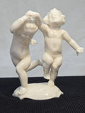 Vintage Hutschenreuther Selb LHS Germany Dancing Cherubs Putti Figurine 1507/W Model