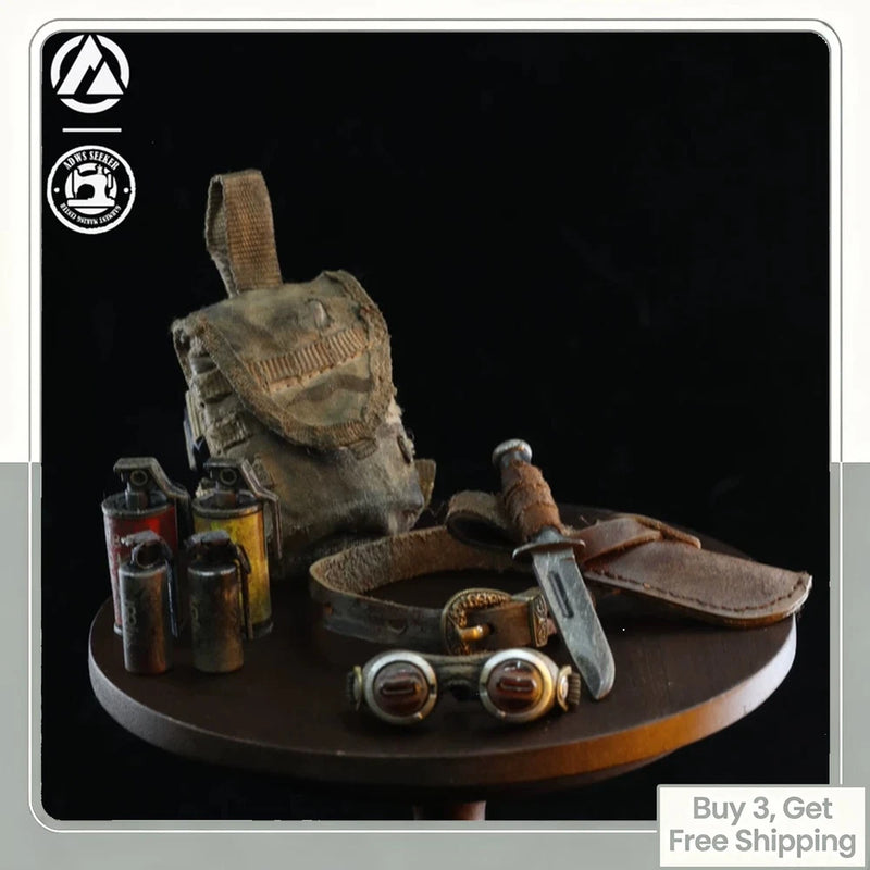 1/6 DIY Male Female Short Belt+Accessories Model For 12''  Action Figure Model