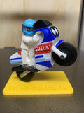 1985 SUZUKI GSXR 750 3D PRINTED MODEL/TOY/COLLECTIBLE DISPLAY W/figurine Model