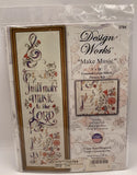Design Works Crafts "Make Music" #2784 Counted Cross Stitch Picture Kit Model