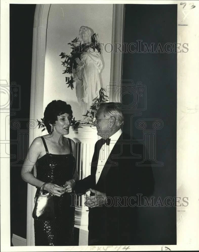 1980 Press Photo Overture Board President Barbara Lill with husband Allen Model