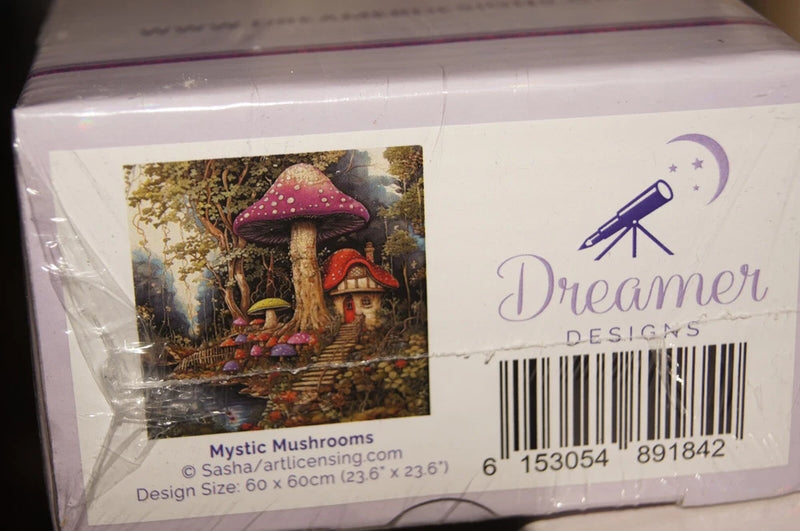 Dreamer Designs DIY Diamond Canvas Kit MYSTIC MUSHROOMS Forest Fantasy SOLD OUT Model