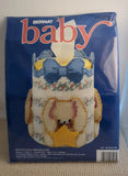Bernat Baby Plastic Canvas Kit Bunnies & Bows Wetwipes Cover  Kit 95-2623-00 New Model