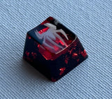 Hand Made Spider logo Keycap (More Options) OEM or Cherry Profile, size 1u row 4 Model
