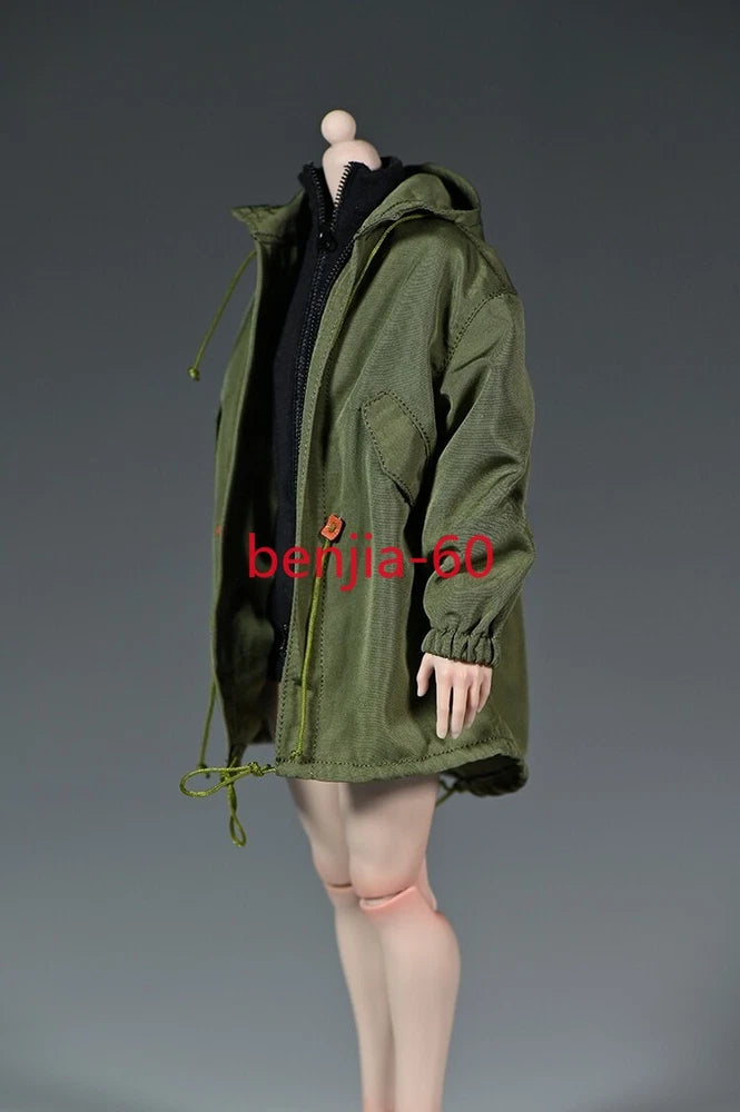 1/6 Scale Windbreaker Coat Model For 12" Female PH TBL Action Figure Body Toys Model