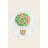 Permin counted cross stitch kit greeting card "Rosewood", 9x13cm Model