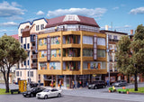 HO Scale Buildings - 43800 - H0 City corner house with roof-deck - Kit Model