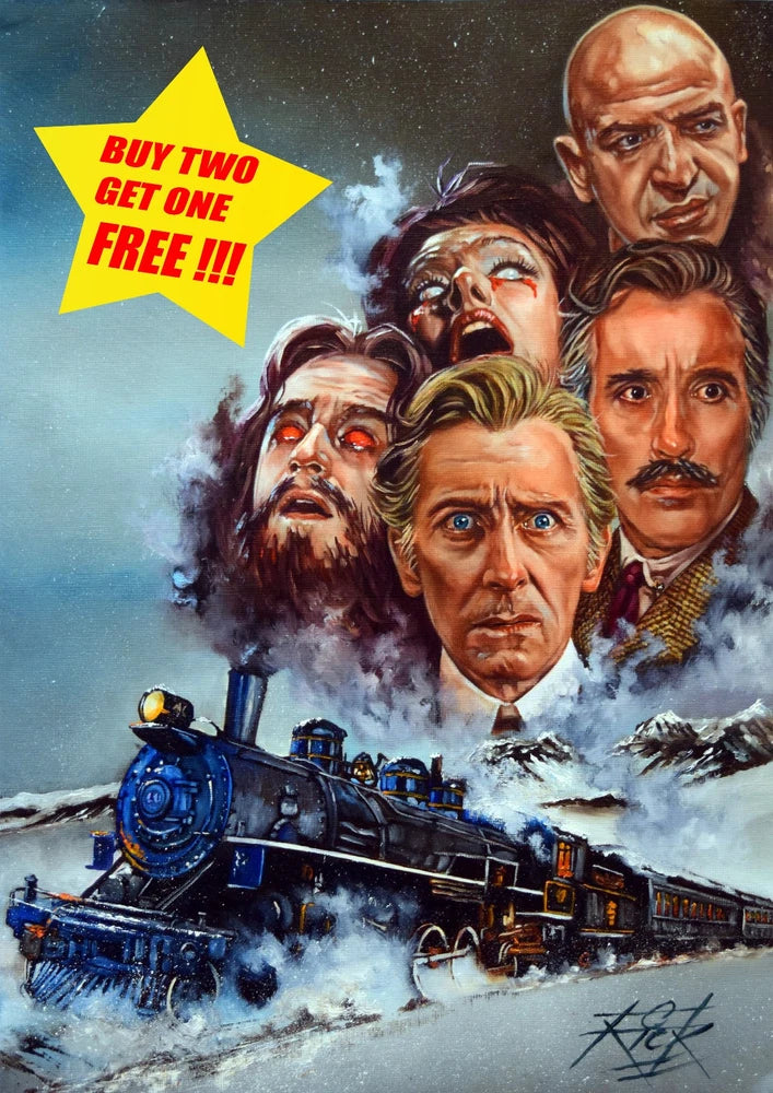 Horror Express / Fine Art Print Sleeved W Backing Board / Signed By Rick Melton Model