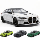 1:18 2024 M3 CS LCI Sedan Model Car Diecast Toy Cars Toys for Boys Kids Gifts Model