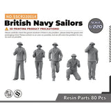 Yao's Studio SSCR220014 1/220 British Navy Sailors Model Upgrade Parts Model