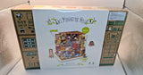 Robotime Sam's Study with LED light Dollhouse Kit - DG102 Mini Book Store Kit Model