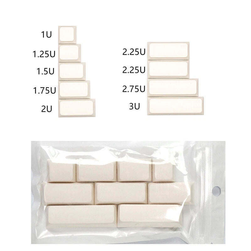 XDA Profile QX1 Keycaps  9 keys For Cherry MX Mechanical Keyboard Model