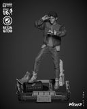 Marty (1) - Unpainted 1/6 resin model kit and base W3D Model