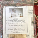 Cynthia Howe Miniatures Dutch Baby House Nursery Kit  LB853 Model