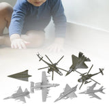 8Pcs Pp Airplane Toys Aircraft Assembled Model for Friend Collectors Model