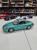 1988 Porsche 911 Carrera Green 1:18 Diecast UT Models - RARE - NO BOX - Model