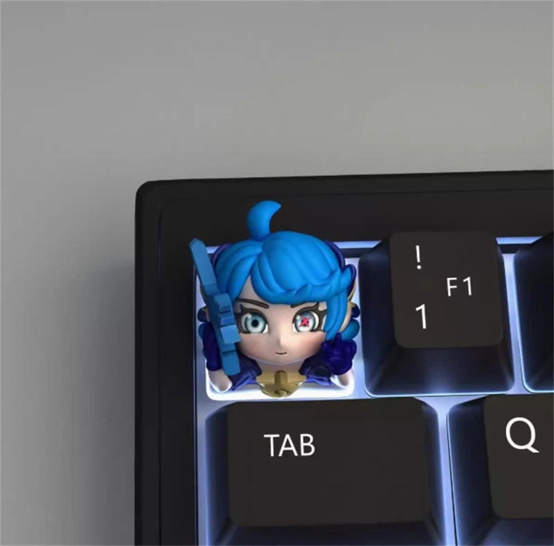 Hot Selling! League of Legends Gwen Handmade Keycap For Mechanical Keyboard New Model