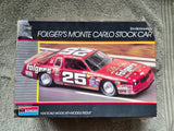 1986 Folgers Monte Carlo Stock Car 1/24 Model Kit Tim Richmond's New Sealed Model