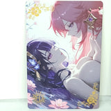 Raiden Shogun Yae Miko Premium Waifu Card Anime Wall Art Oversized Board A5 Model