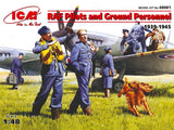 1/48 ICM 48081 RAF Pilots and Ground Personnel 1939 - 1945 Plastic model kit Model