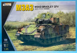 *US/CA Stock* Kinetic Model 1/35 K61014 M3A3 Bradley CFV Brand New Complete Kit Model
