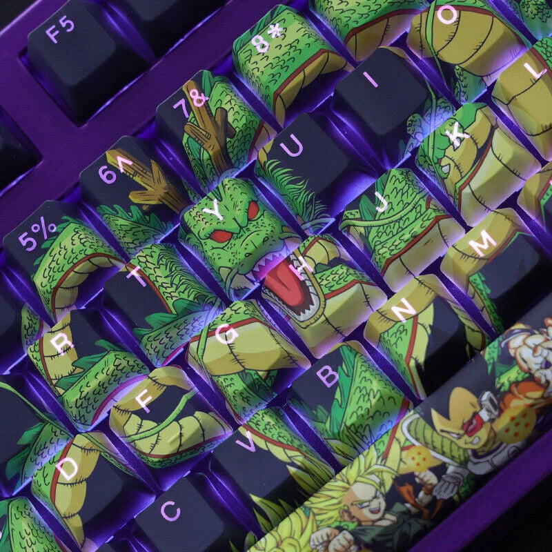 Anime DBZ Cherry MX Translucent Keycap RGB FOR Mechanical Keyboard New Gift Model