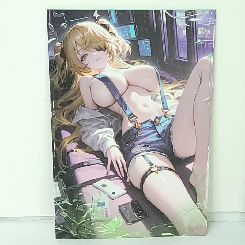 Fischl Premium Waifu Matchmaker 2 Card Anime Wall Art Oversized Board A5 Model