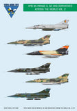 1/72 Mirage 5,50 and derivatives Vol 2 Decals (Arab, Africa & Europe) NEW 2026 Model